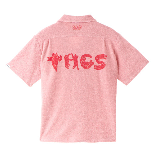CATHY AND BROOK STORY TOWEL SHIRT (PINK)